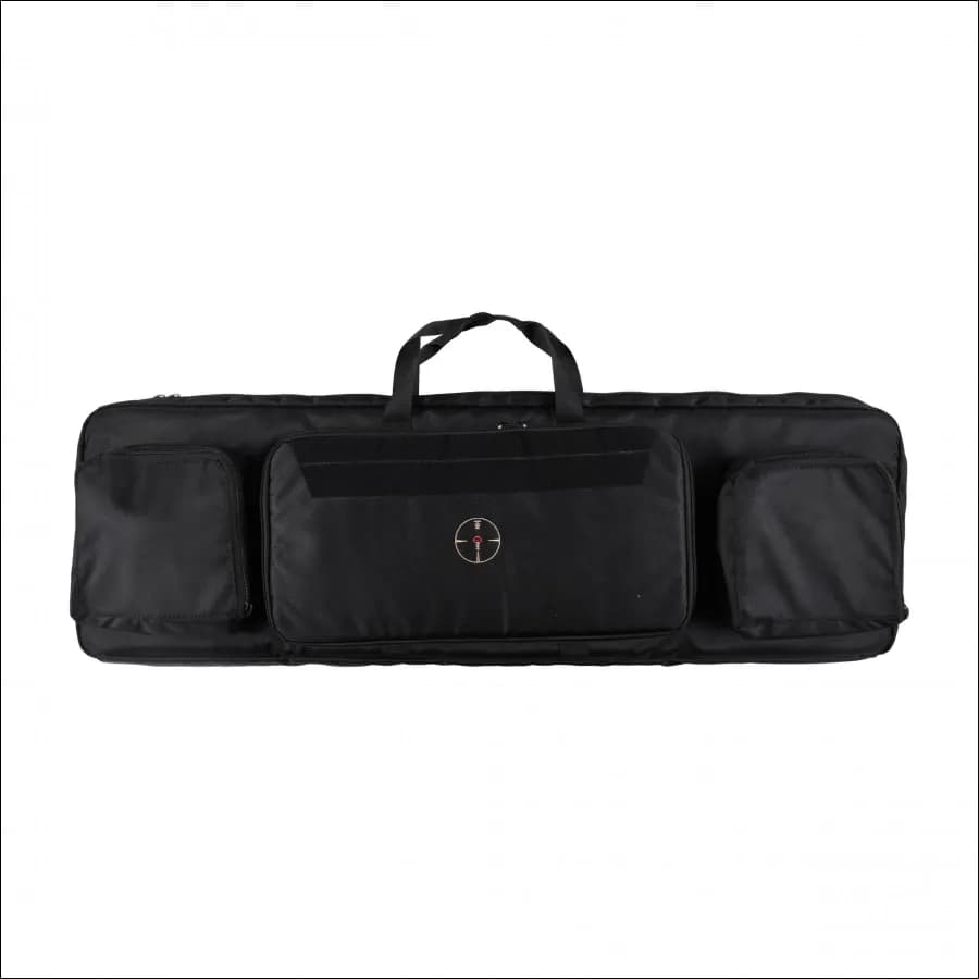 Pokrowiec na broń TACTICAL MAX01 dł. 1,15m h38, kolor czarny, haft celownik VX, na dwie jednostki