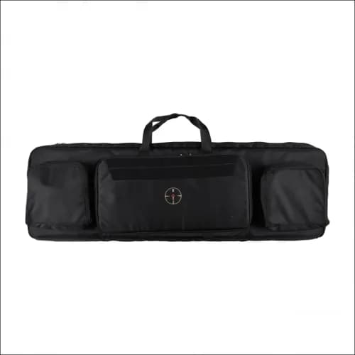 Pokrowiec na broń TACTICAL MAX01 dł. 1,15m h38, kolor czarny, haft celownik VX, na dwie jednostki