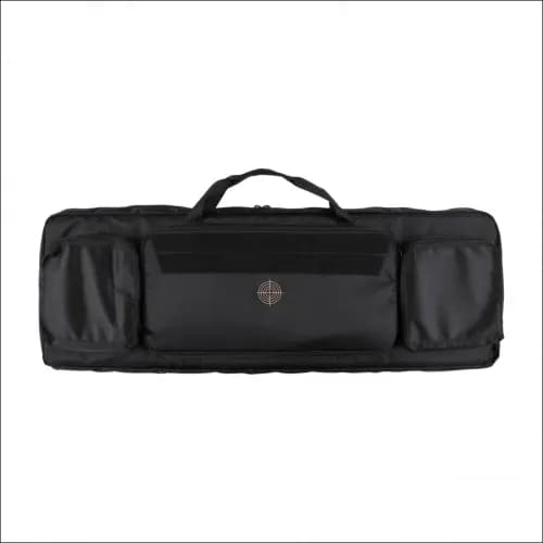 Pokrowiec na broń TACTICAL MAX02 dł. 1,05m h38, kolor czarny, haft celownik beżowy, na dwie jednostki